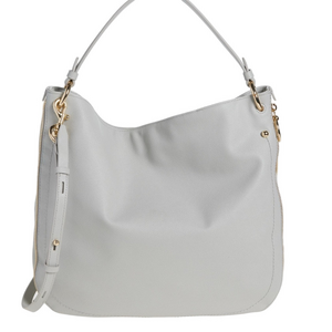 Rebecca Minkoff Pumice Gray Jody Convertible Leather Hobo Handbag Purse - NWT